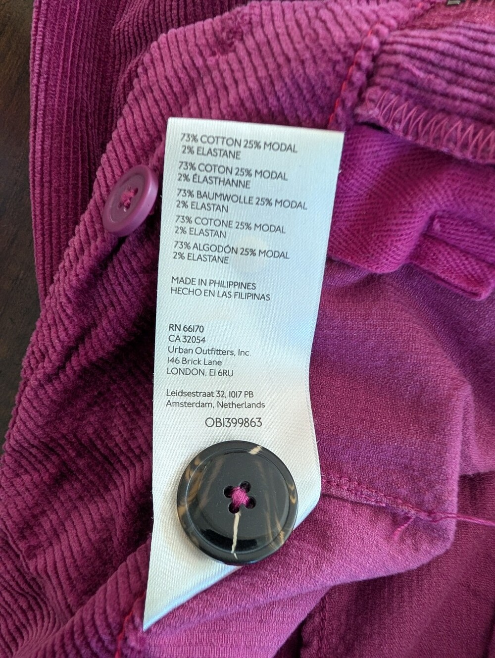 Maeve Colette Wide Leg Corduroy Pants - Picture 8 of 10